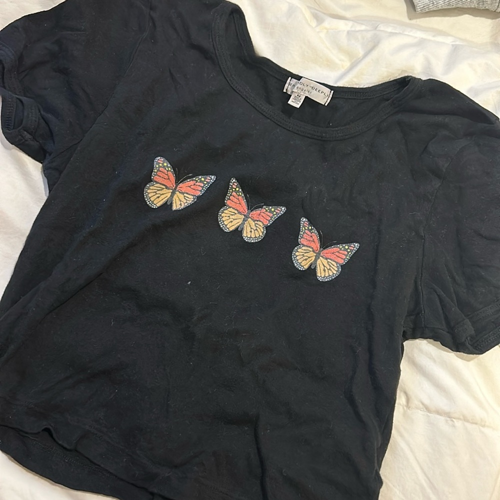 Urban butterfly t shirt